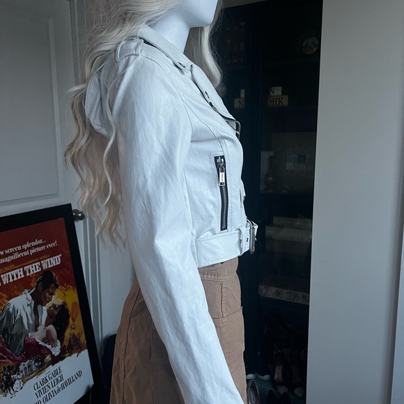 Michael Kors leather jacket xxs - Picture 5 of 6